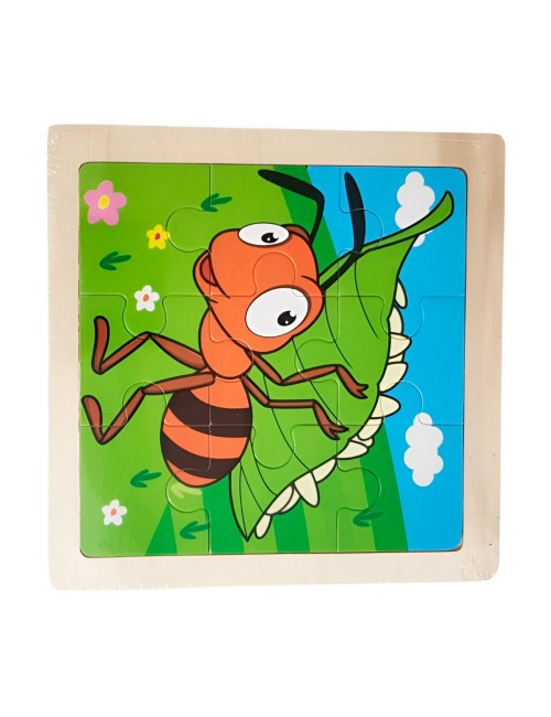 Rompecabezas Interactivo 3d Juego Didactico Personaje Color