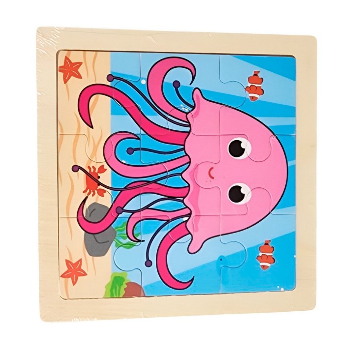 Rompecabezas Interactivo 3d Juego Didactico Personaje Color