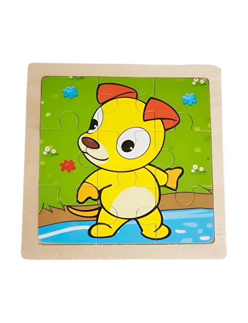 Rompecabezas Interactivo 3d Juego Didactico Personaje Color