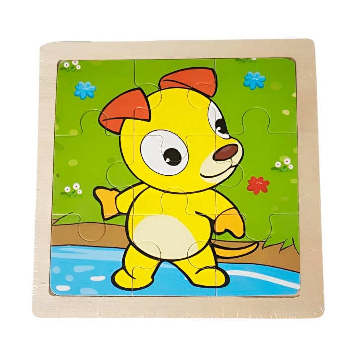 Rompecabezas Interactivo 3d Juego Didactico Personaje Color