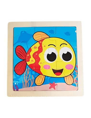 Rompecabezas Interactivo 3d Juego Didactico Personaje Color