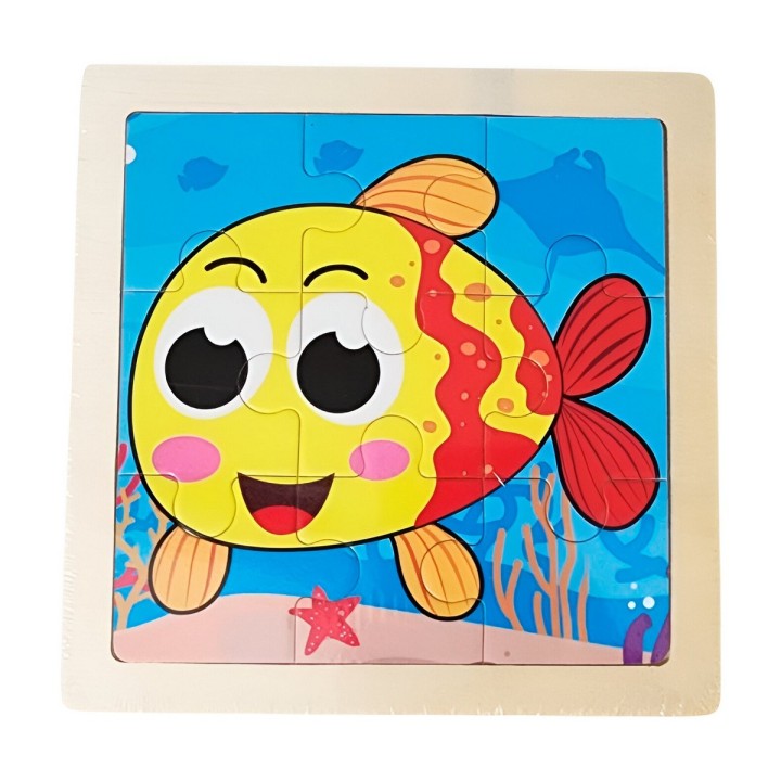 Rompecabezas Interactivo 3d Juego Didactico Personaje Color