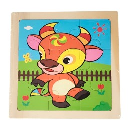 Rompecabezas Interactivo 3d Juego Didactico Personaje Color