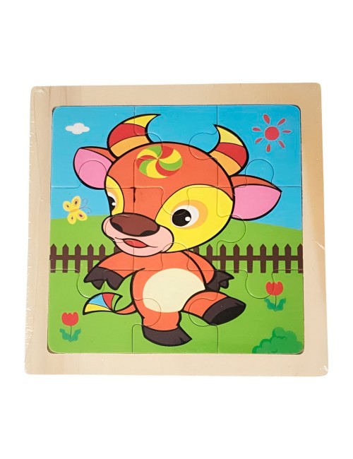 Rompecabezas Interactivo 3d Juego Didactico Personaje Color