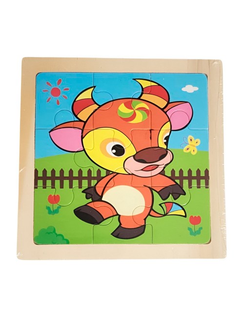 Rompecabezas Interactivo 3d Juego Didactico Personaje Color