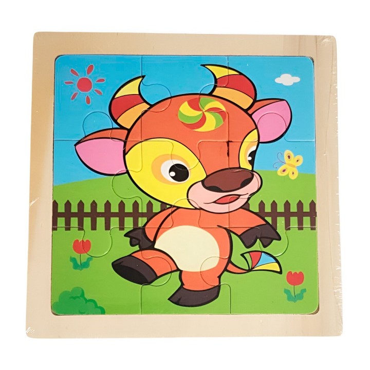 Rompecabezas Interactivo 3d Juego Didactico Personaje Color