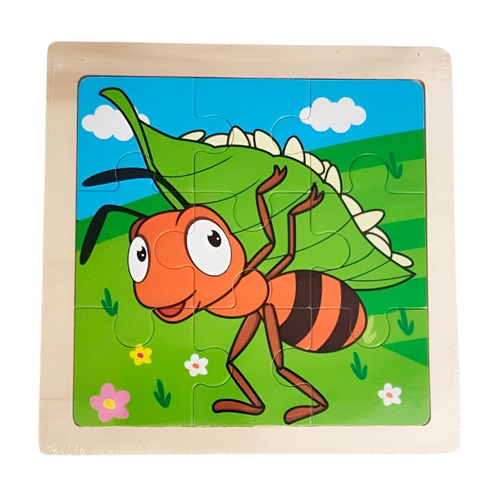Rompecabezas Interactivo 3d Juego Didactico Personaje Color