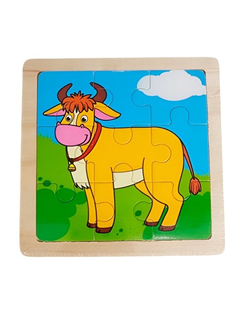 Rompecabezas Interactivo 3d Juego Didactico Personaje Color