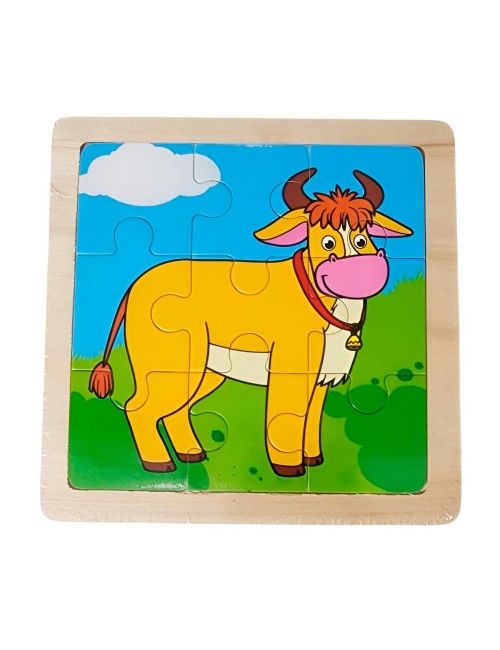 Rompecabezas Interactivo 3d Juego Didactico Personaje Color