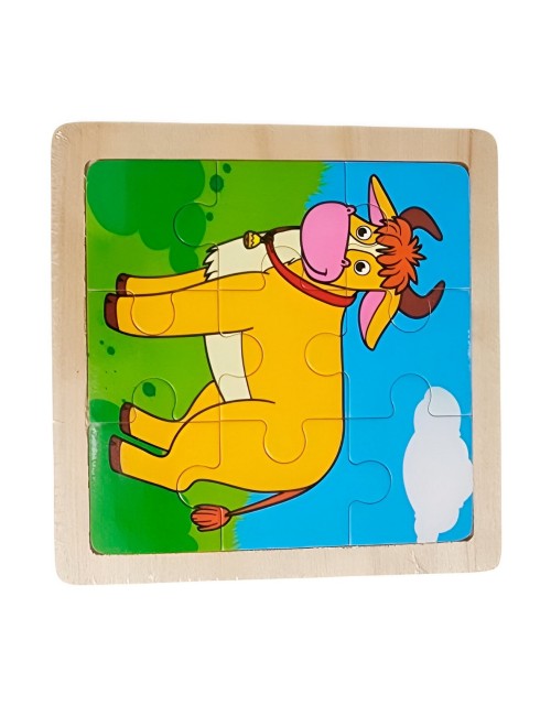 Rompecabezas Interactivo 3d Juego Didactico Personaje Color