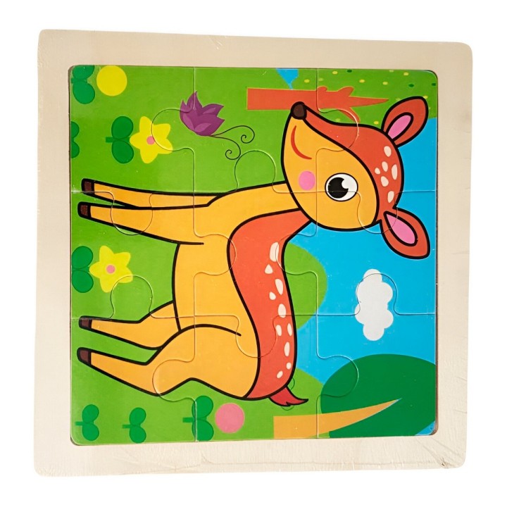 Rompecabezas Interactivo 3d Juego Didactico Personaje Color
