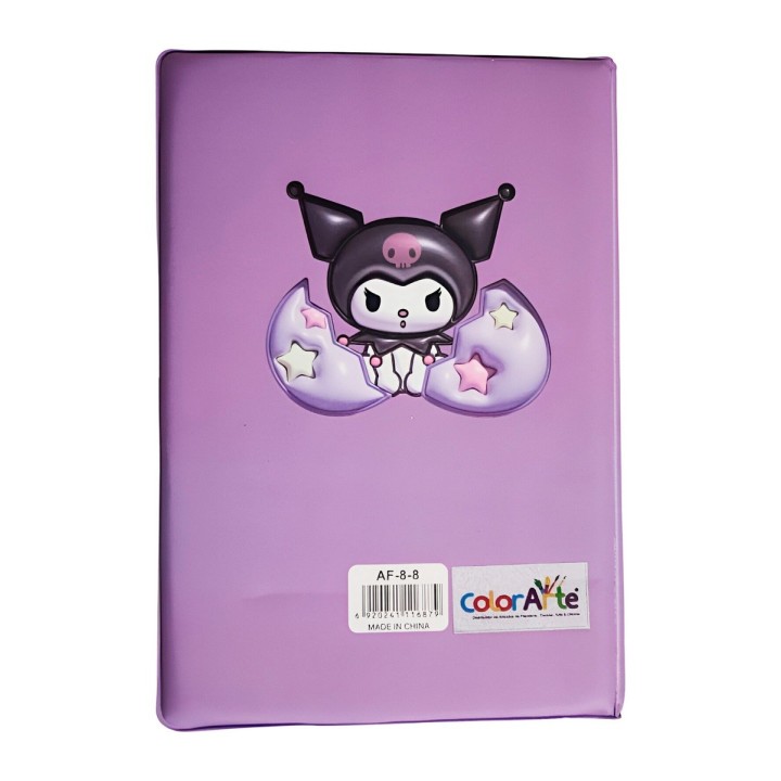 Agenda Anime Kuromi Diario Multicolor Portable Niñas