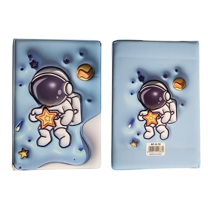 Agenda Anime Astronauta Diario Multicolor Portable Unisex