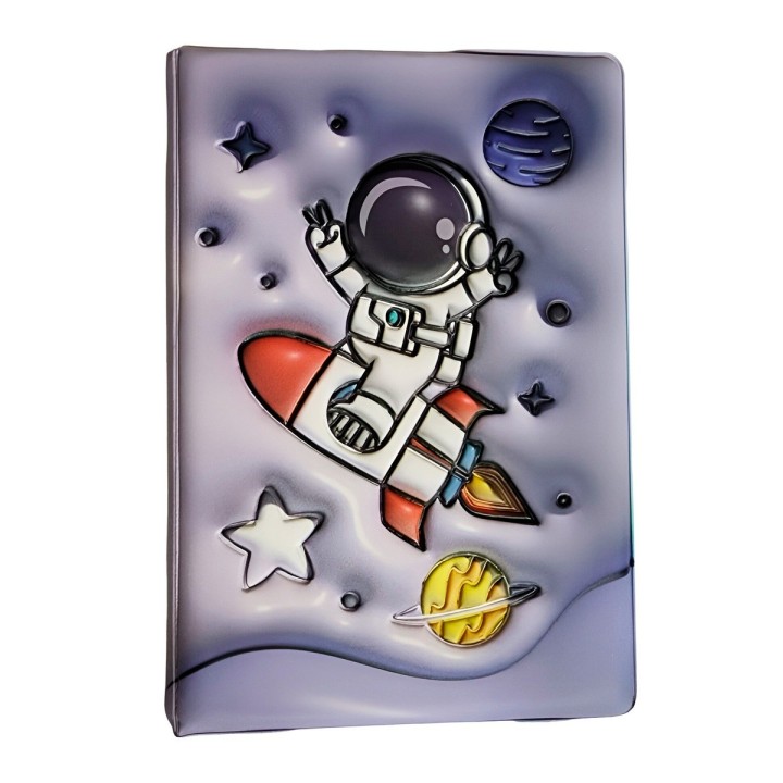 Agenda Anime Astronauta Diario Multicolor Portable Unisex