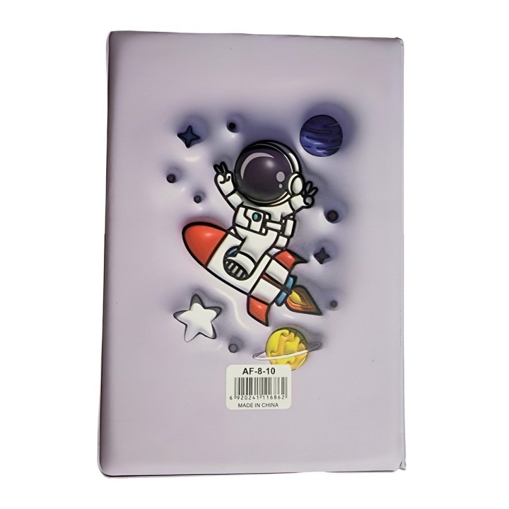 Agenda Anime Astronauta Diario Multicolor Portable Unisex