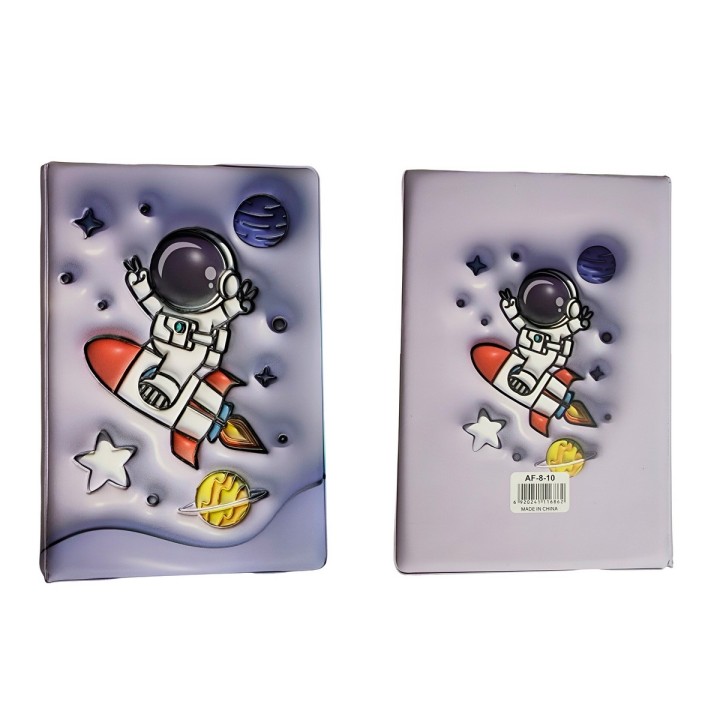 Agenda Anime Astronauta Diario Multicolor Portable Unisex