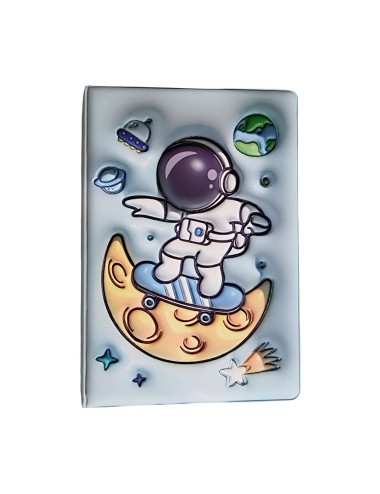 Agenda Anime Astronauta Diario Multicolor Portable Unisex