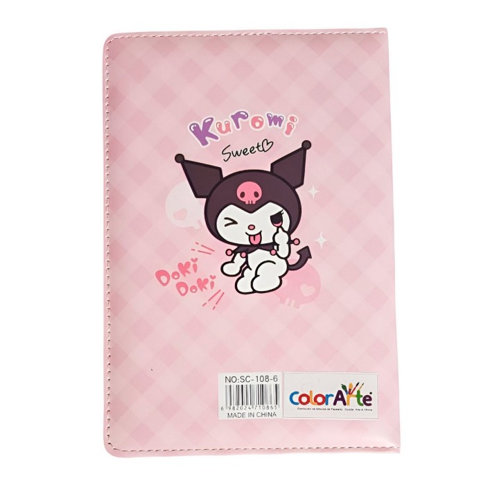 Agenda Kuromi Diario Multicolor Portable Niñas
