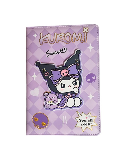 Agenda Kuromi Diario Multicolor Portable Niñas
