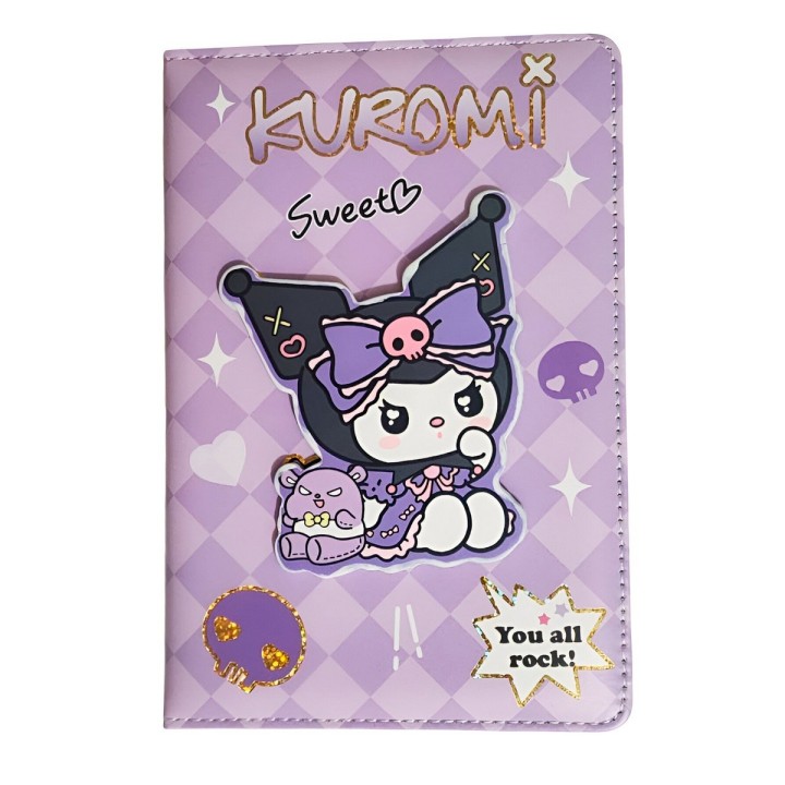 Agenda Kuromi Diario Multicolor Portable Niñas