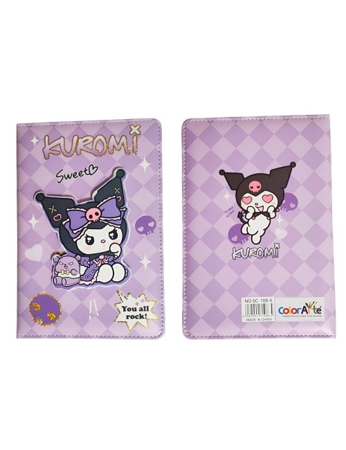 Agenda Kuromi Diario Multicolor Portable Niñas
