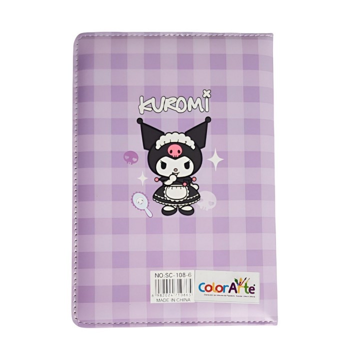 Agenda Kuromi Diario Multicolor Portable Niñas