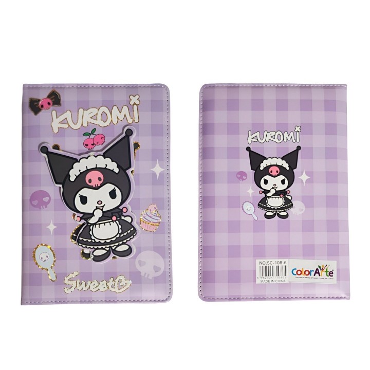 Agenda Kuromi Diario Multicolor Portable Niñas