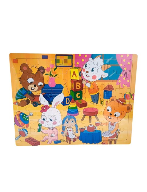 Rompecabezas Madera Figuras Colores Desarrollo Motriz Niños