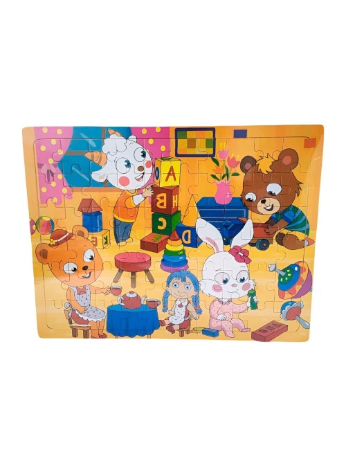 Rompecabezas Madera Figuras Colores Desarrollo Motriz Niños