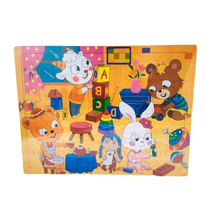 Rompecabezas Madera Figuras Colores Desarrollo Motriz Niños