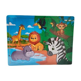 Rompecabezas Madera Figuras Colores Desarrollo Motriz Niños