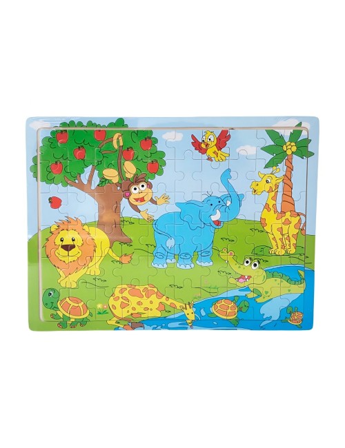 Rompecabezas Madera Figuras Colores Desarrollo Motriz Niños