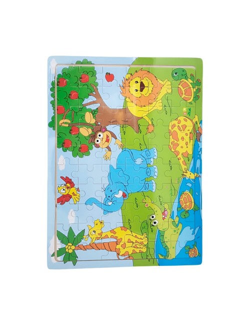 Rompecabezas Madera Figuras Colores Desarrollo Motriz Niños