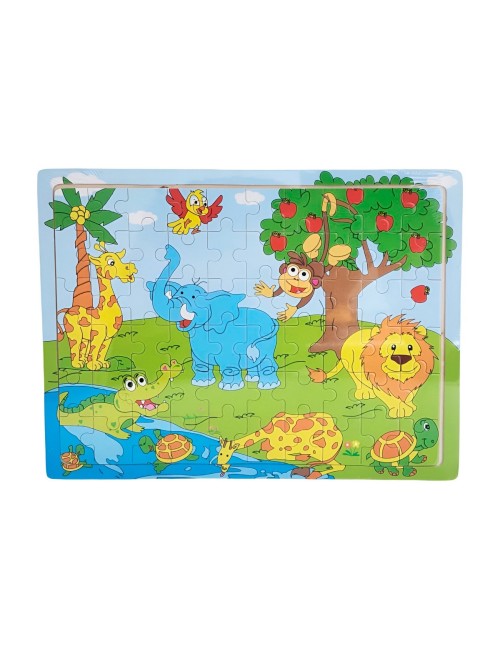 Rompecabezas Madera Figuras Colores Desarrollo Motriz Niños