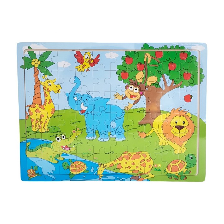 Rompecabezas Madera Figuras Colores Desarrollo Motriz Niños