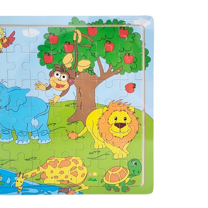 Rompecabezas Madera Figuras Colores Desarrollo Motriz Niños