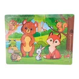Rompecabezas Madera Figuras Colores Desarrollo Motriz Niños