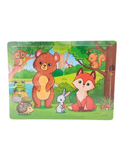 Rompecabezas Madera Figuras Colores Desarrollo Motriz Niños