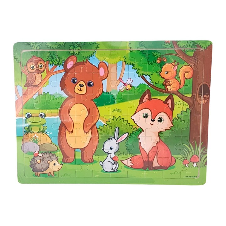 Rompecabezas Madera Figuras Colores Desarrollo Motriz Niños