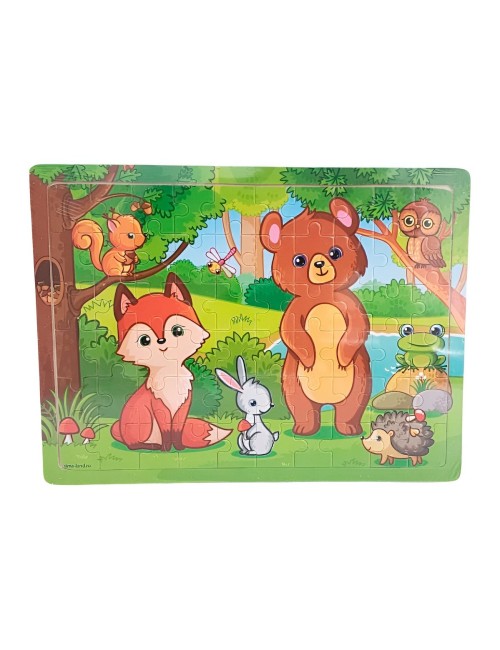 Rompecabezas Madera Figuras Colores Desarrollo Motriz Niños