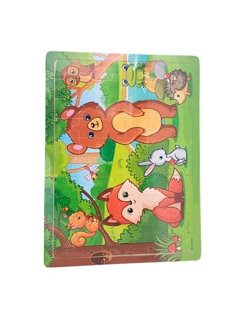 Rompecabezas Madera Figuras Colores Desarrollo Motriz Niños