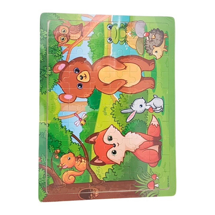 Rompecabezas Madera Figuras Colores Desarrollo Motriz Niños