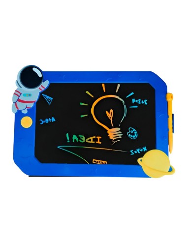 Tablero Mágico Astronauta Lcd Colores Tabla Dibujo + Lapiz
