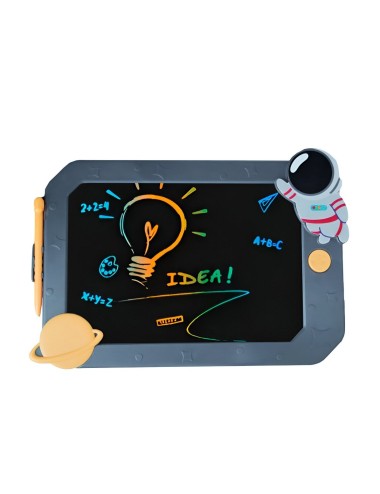 Tablero Mágico Astronauta Lcd Colores Tabla Dibujo + Lapiz