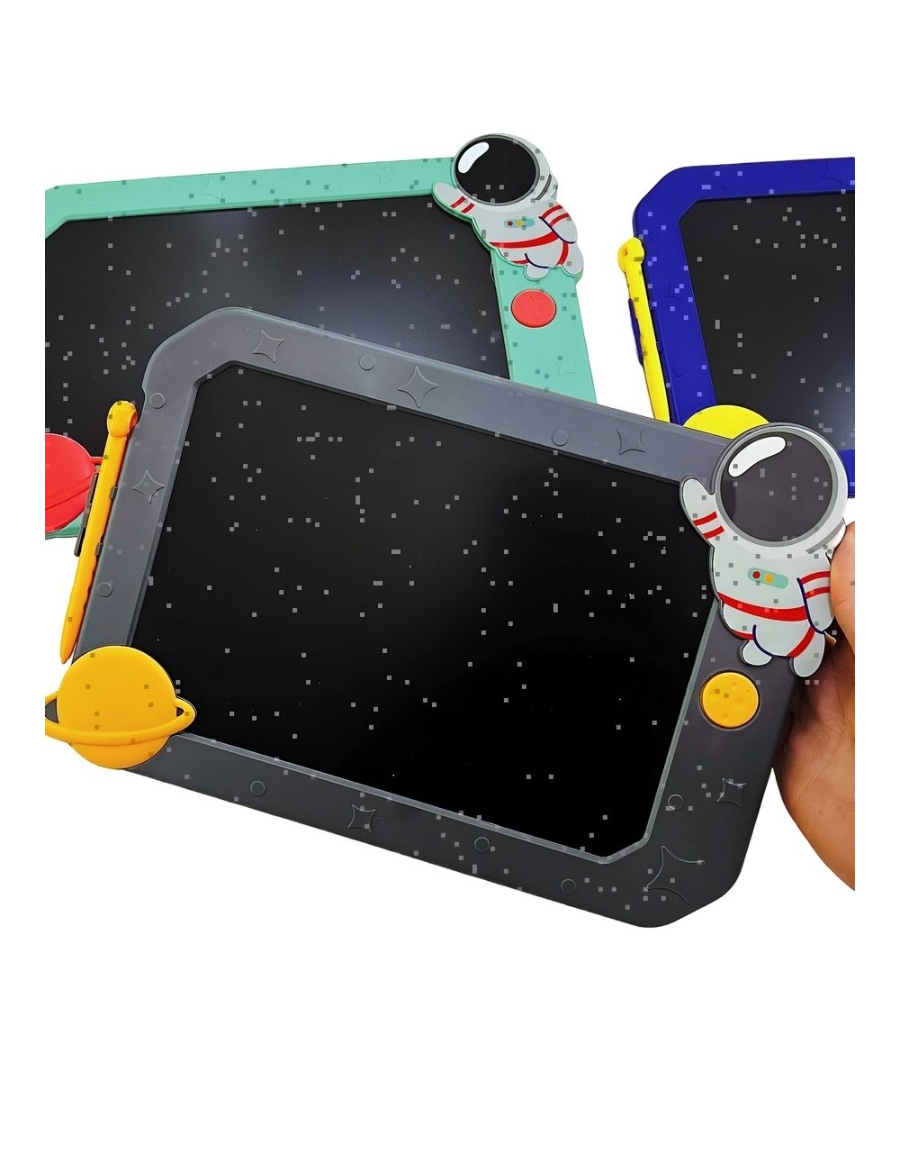 Tablero Mágico Astronauta Lcd Colores Tabla Dibujo + Lapiz