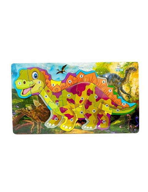 Rompecabezas Dinosaurio Aprendizaje Abecedario Didactico