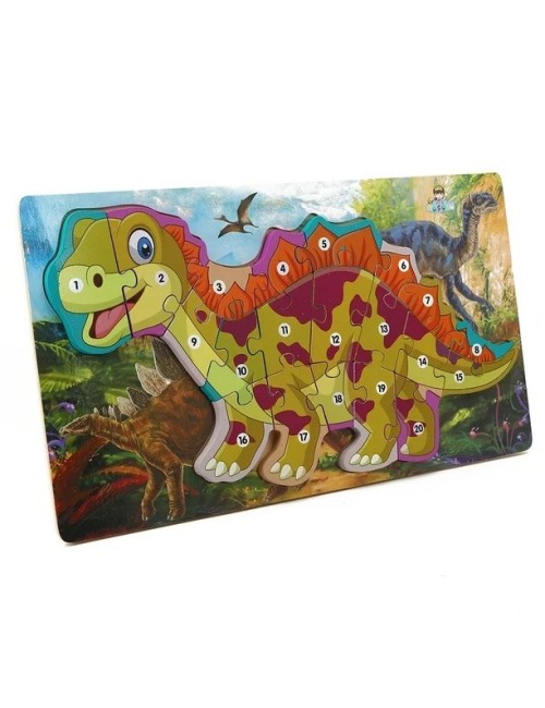 Rompecabezas Dinosaurio Aprendizaje Abecedario Didactico