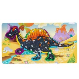 Rompecabezas Dinosaurio Aprendizaje Abecedario Didactico