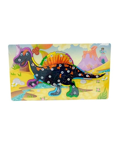 Rompecabezas Dinosaurio Aprendizaje Abecedario Didactico