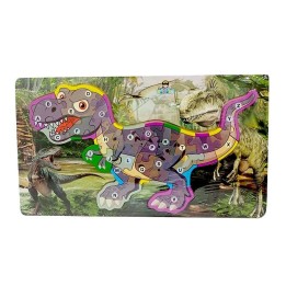 Rompecabezas Dinosaurio Aprendizaje Abecedario Didactico